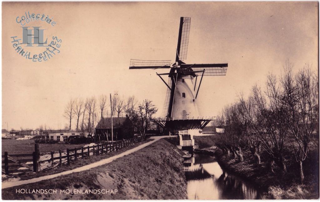 de nog bestaande Haastrechtse molen bij Gouda (door Erwin Esselink)