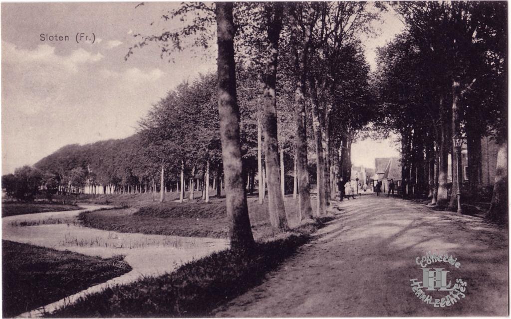 Ingang Sloten westzijde ca. 1910